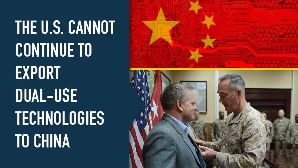 The U.S. Cannot Continue to Export Dual-Use Technologies to China